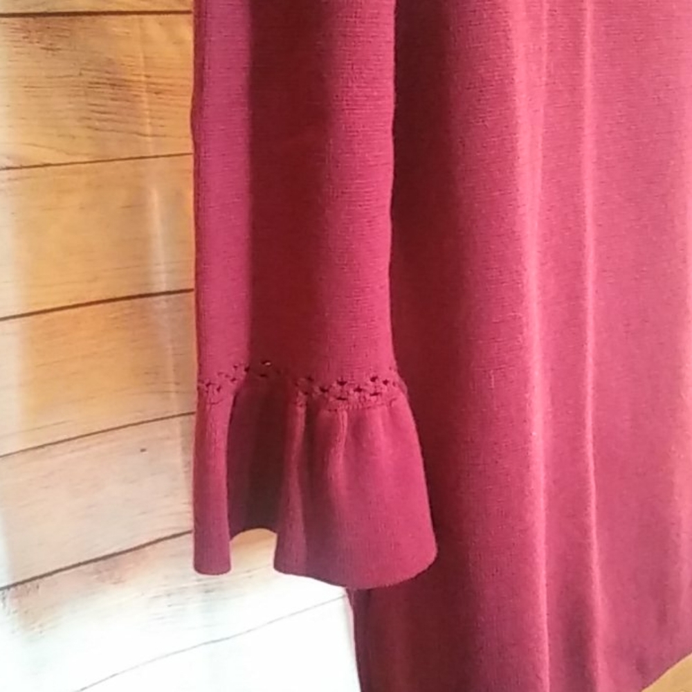 Talbots Burgandy Sweater - Picture 5 of 8